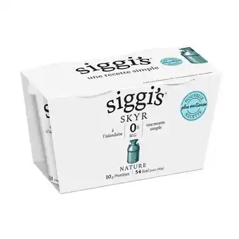 Carrefour Siggi's skyr à l'islandaise offre