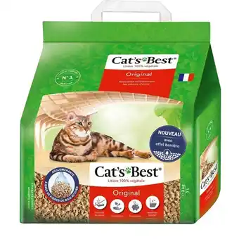 Carrefour Cat's best litière chat 100% végétale offre