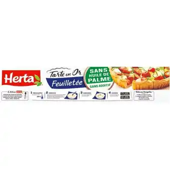 Carrefour Herta pâte à tarte tarte en or offre