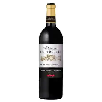 Carrefour Château pont rousset a.o.p blaye cotes de bordeaux offre