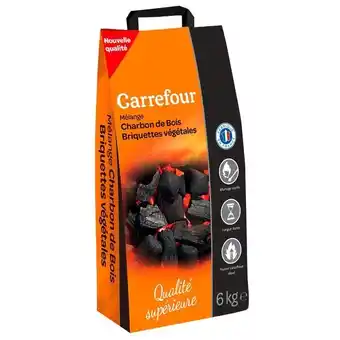 Carrefour Market Carrefour mélange charbon briquettes offre