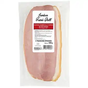 Carrefour Jambon cuit fumé grillé offre