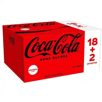 Carrefour Market Coca-cola sans sucres offre