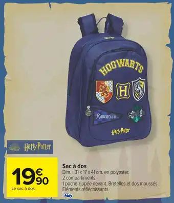 Carrefour Market Sac à dos offre