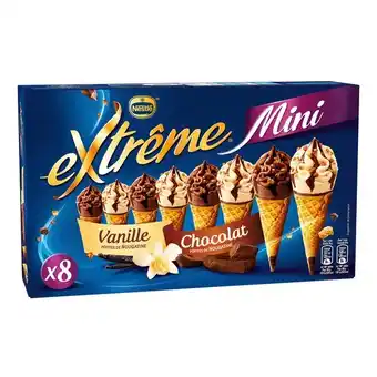 Carrefour Extrême cônes glacés mini offre