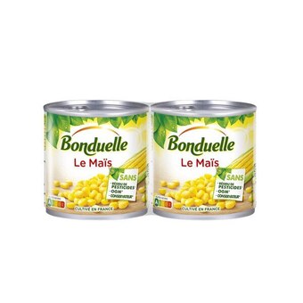 Carrefour Bonduelle maïs sans résidu de pesticides offre