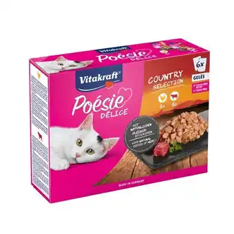 Carrefour Vitakraft pâtée pour chat délice gelée offre