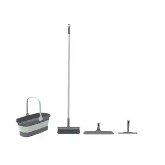 Carrefour Kit de nettoyage avec seau rétractable offre