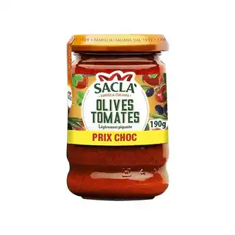 Carrefour Market Sacla sauce tomates prix choc offre