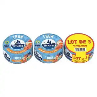 Carrefour Market Petit navire thon offre