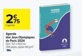 Carrefour Market Agenda des jeux olympiques de paris 2024 offre
