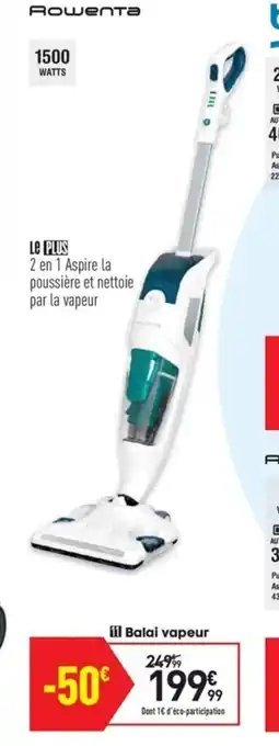 Conforama Balai vapeur offre