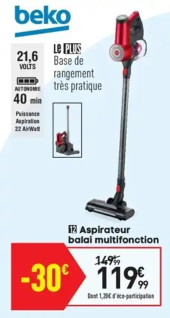 Conforama Aspirateur balai multifonction offre