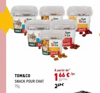 Tom&Co Snack pour chat tom&co offre