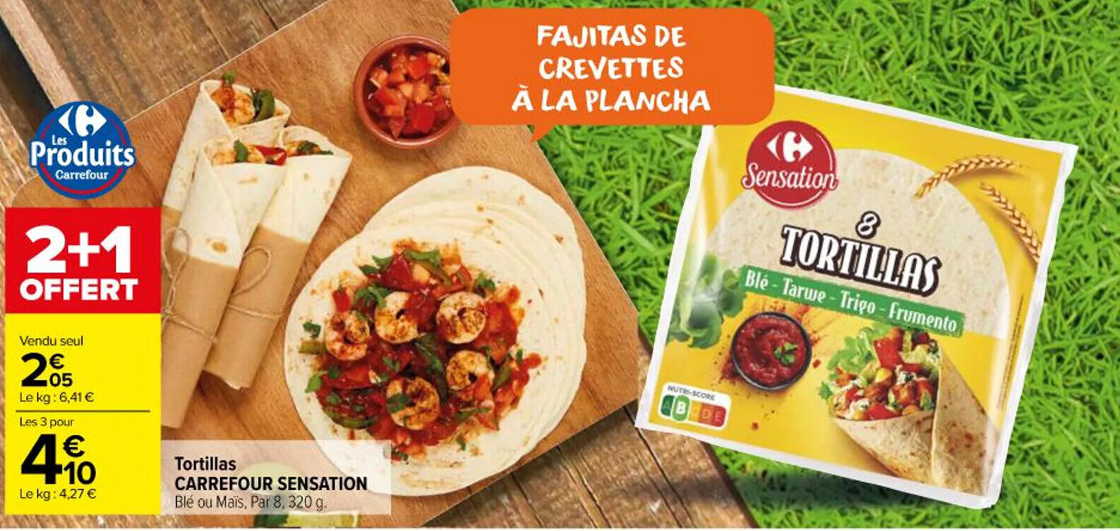 Promo Tortillas CARREFOUR SENSATION chez Carrefour