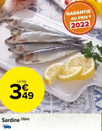 Carrefour Sardine (2)(m) offre