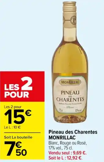 Pineau des Charentes MONRILLAC