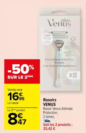 Carrefour Rasoirs VENUS offre