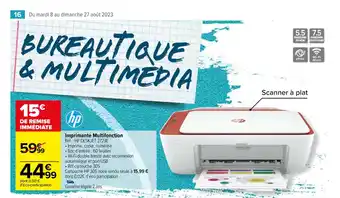 Carrefour Imprimante Multifonction offre