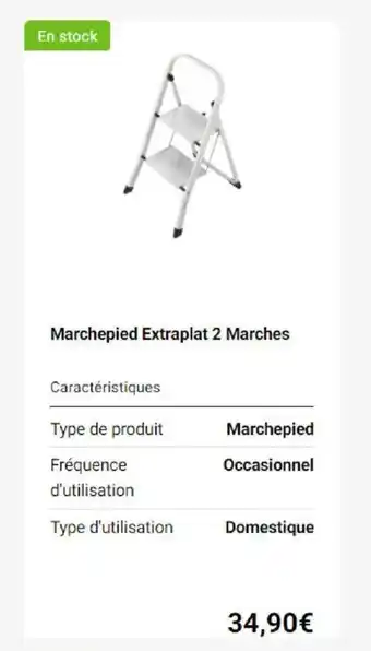 Marchepied Extraplat 2 Marches