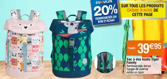 Migros Sac à dos koala Tiger Family offre