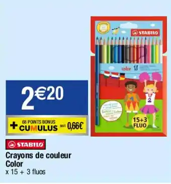 Migros Crayons de couleur Color offre