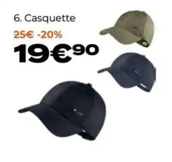 Casquette 25⏠-20%