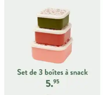 Set de 3 boîtes à snack