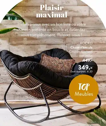 Casa ROCKO Chaise à bascule offre