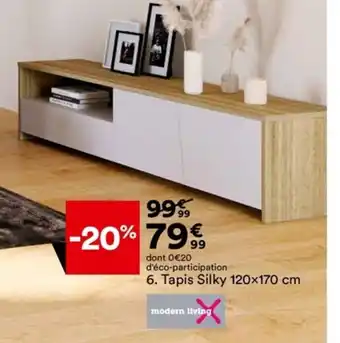 BUT Tapis silky 120x170cm offre