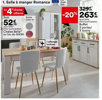 BUT Chaise bella offre