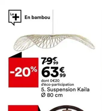 BUT 5. Suspension Kaila Ø80 cm offre