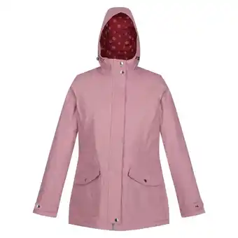 Decathlon Veste imperméable brigida femme (vieux rose) offre