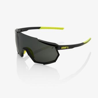 Decathlon Lunettes solaires 100% racetrap gloss black smoke lens offre