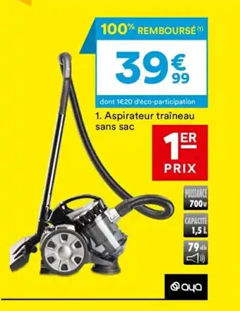 BUT 1. Aspirateur traîneau sans sac offre