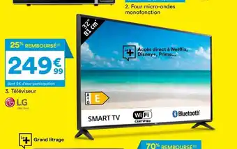 BUT dont 5€ d'éco-participation 3. Téléviseur offre