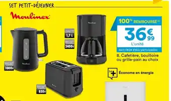 BUT Cafetiere bouilloire ou grille pain au choix offre