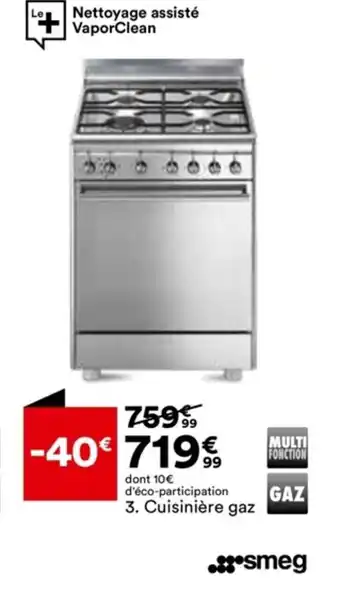 BUT 3. Cuisinière gaz offre