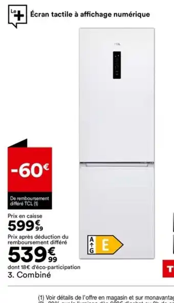 BUT 3. Combiné offre