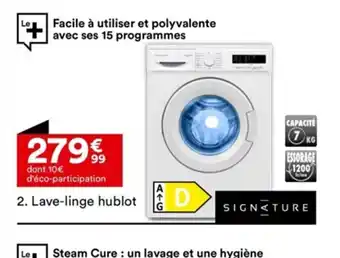 BUT 2. Lave-linge hublot offre