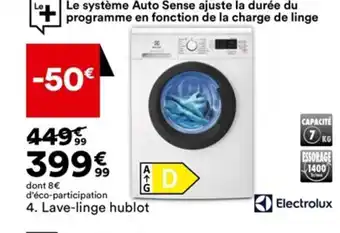 BUT 4. Lave-linge hublot offre