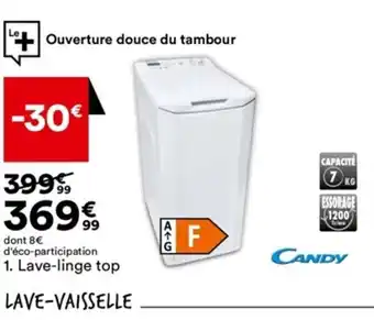 BUT dont 8€ d'éco-participation 1. Lave-linge top offre