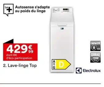 BUT 2. Lave-linge Top offre