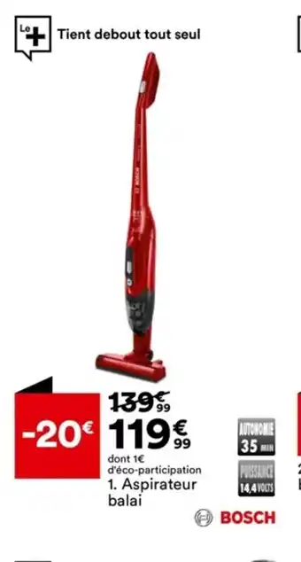 BUT 2. Aspirateur balai offre