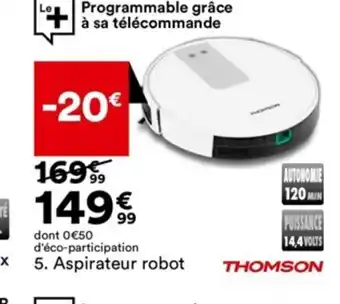 BUT 5. Aspirateur robot offre