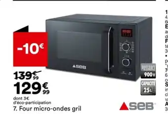 BUT 7. Four micro-ondes gril offre