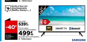 BUT dont 8€ d'éco-participation 2. Téléviseur offre