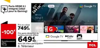 BUT 6. Téléviseur offre