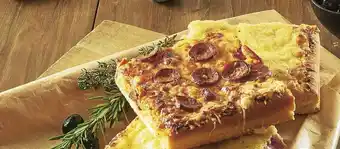 Géant Casino Focaccia chorizo emmental 6 parts offre