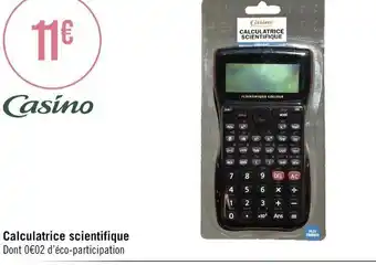 Calculatrice scientifique Dont 0€02 d'éco-participation